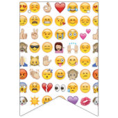 Emoji-Party-Banner Wimpelkette (Dritte Fahne)