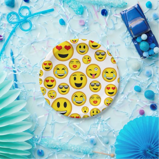 Emoji-Party Pappteller (Party)
