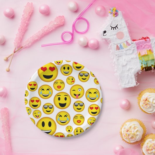 Emoji-Party Pappteller (Party)