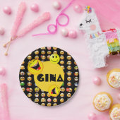 Emoji Party Personalisiert Pappteller (Party)