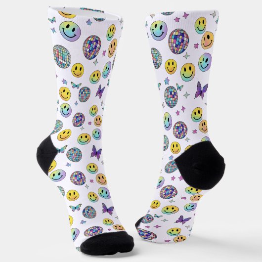 Emoji-Party-Socken Socken (Gewinkelt)
