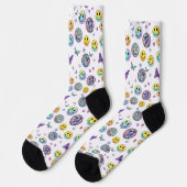 Emoji Party Socks Socken (Linkes Detail)