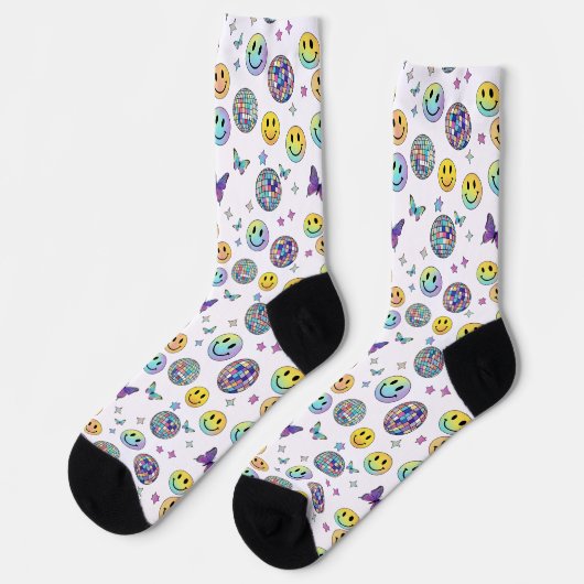 Emoji Party Socks Socken (Linkes Detail)