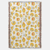 Emoji Pattern Decke (Vorderseite Vertikal)