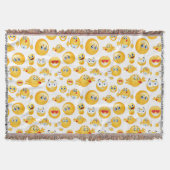 Emoji Pattern Decke (Vorderseite)