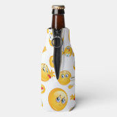 Emoji Pattern Flaschenkühler (Flasche Rückseite)