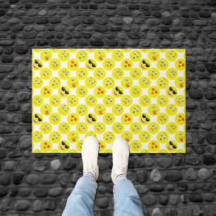Emoji Pattern Fußmatte