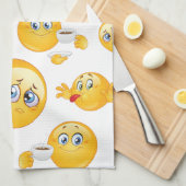Emoji Pattern Geschirrtuch (Viertel Falte)