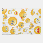 Emoji Pattern Geschirrtuch (Horizontal)