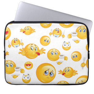 Emoji Pattern Laptopschutzhülle