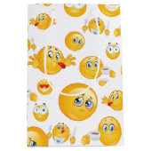 Emoji Pattern Mittlere Geschenktüte (Vorderseite)