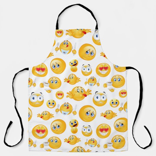 Emoji Pattern Schürze (Vorderseite)