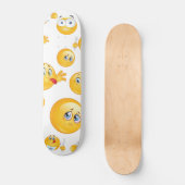 Emoji Pattern Skateboard (Vorderseite)