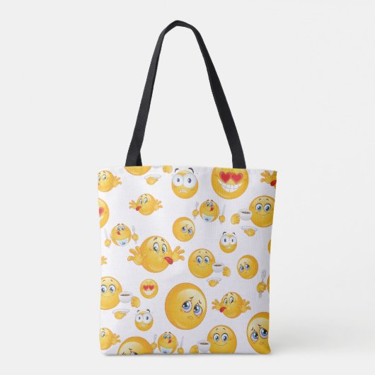 Emoji Pattern Tasche (Rückseite)