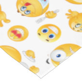 Emoji Pattern Tischdecke (Schrägansicht)