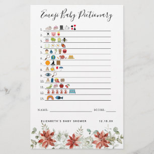 Emoji Pictionary   Baby Showspiel