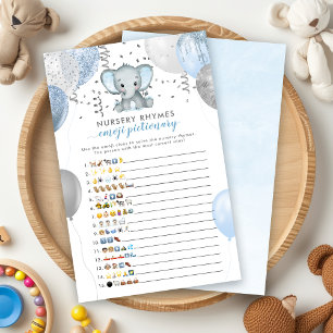 Emoji Pictionary Boy Elephant Baby Showspiel