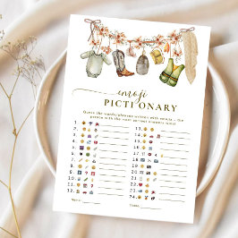 Emoji Pictionary Reel spannende Baby-Dusche