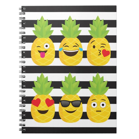 emoji pineapple notizblock (Vorderseite)
