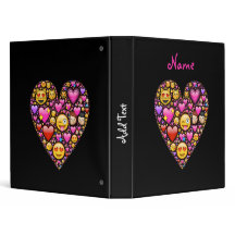 EMOJI Pink Black Girls Liebe Emoticons Party