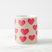 Emoji Polka Heart Kaffeetasse (Mittel)