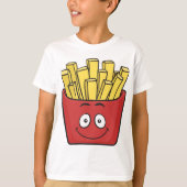 Emoji Pommes-Frites T-Shirt (Vorderseite)