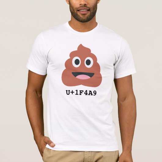 Emoji Poo T-Shirt (Vorderseite)