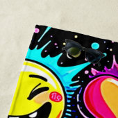 Emoji Pop Art Strandtuch (Beispiel)