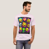 Emoji Pop Art T-Shirt (Vorne ganz)