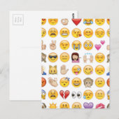 Emoji Postkarte (Vorne/Hinten)