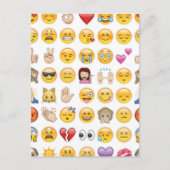 Emoji Postkarte (Vorderseite)