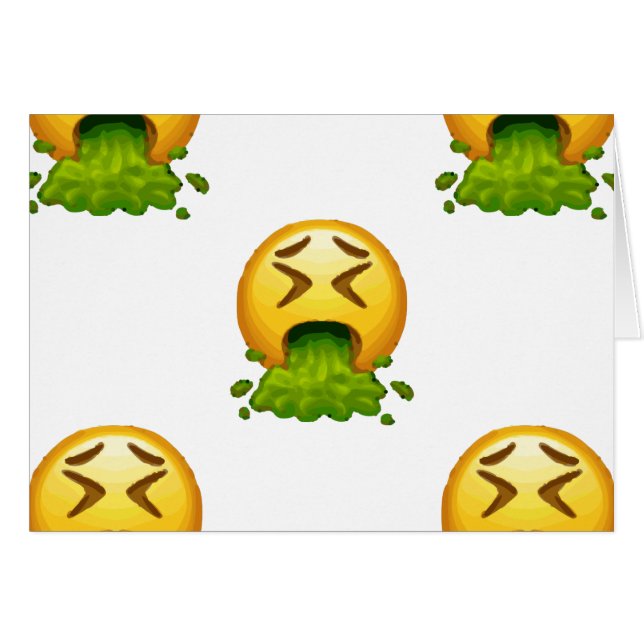 Emoji Puking (Vorderseite (Horizontal))