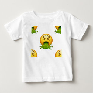 Emoji Puking Baby T-shirt