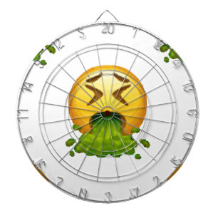 Emoji Puking Dartscheibe