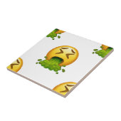 Emoji Puking Fliese (Seite)