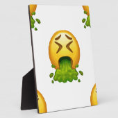 Emoji Puking Fotoplatte (Seite)