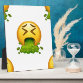 Emoji Puking Fotoplatte (Seite)