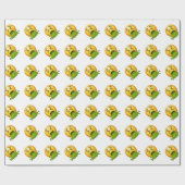 Emoji Puking Geschenkpapier (Flach)