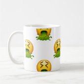 Emoji Puking Kaffeetasse (Links)