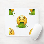 Emoji Puking Mousepad (Mit Mouse)