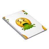 Emoji Puking Notizblock (Rechte Seite)