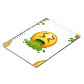 Emoji Puking Notizblock (Linke Seite)