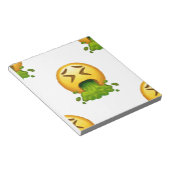 Emoji Puking Notizblock (angewinkelt)