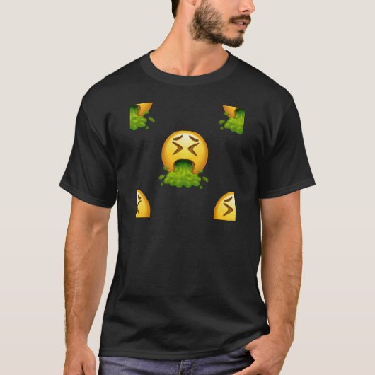 Emoji Puking T-Shirt (Vorderseite)