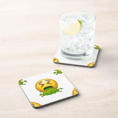 Emoji Puking Untersetzer (Rechte Seite)