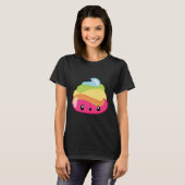 Emoji Raimbow kacken! T-Shirt (Vorne ganz)