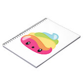 Emoji Regenbogen kacken! Notizblock (Linke Seite)