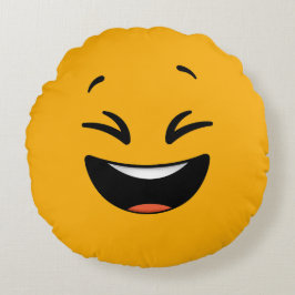 Emoji Round Pillow Rundes Kissen