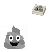 Emoji Rubber-Briefmarke gekackt Gummistempel (Stempel)