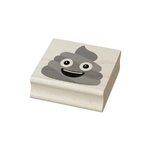 Emoji Rubber-Briefmarke gekackt Gummistempel (Stempel)